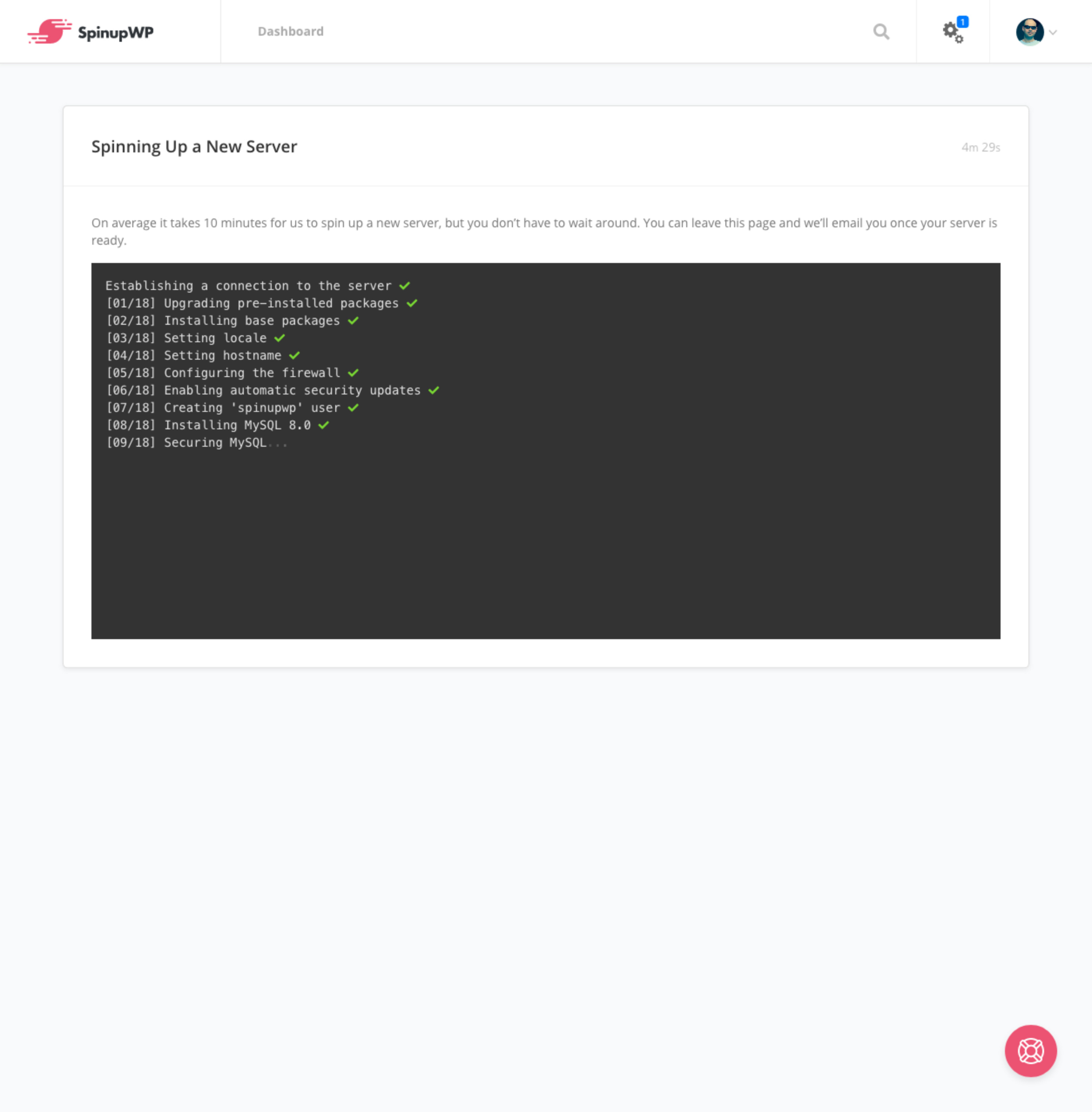 New server with SpinupWP